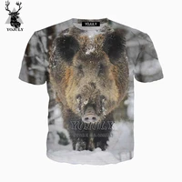 sonspee 3d print women men wildlife animals wild boar harajuku o neck t shirt summer tshirt short sleeve casual tops a558