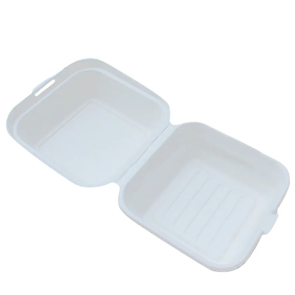 

10 Pieces Disposable Bento Boxes Environmental protection Baking Cake Containers Lunch Box Food Storage Containers with Lids