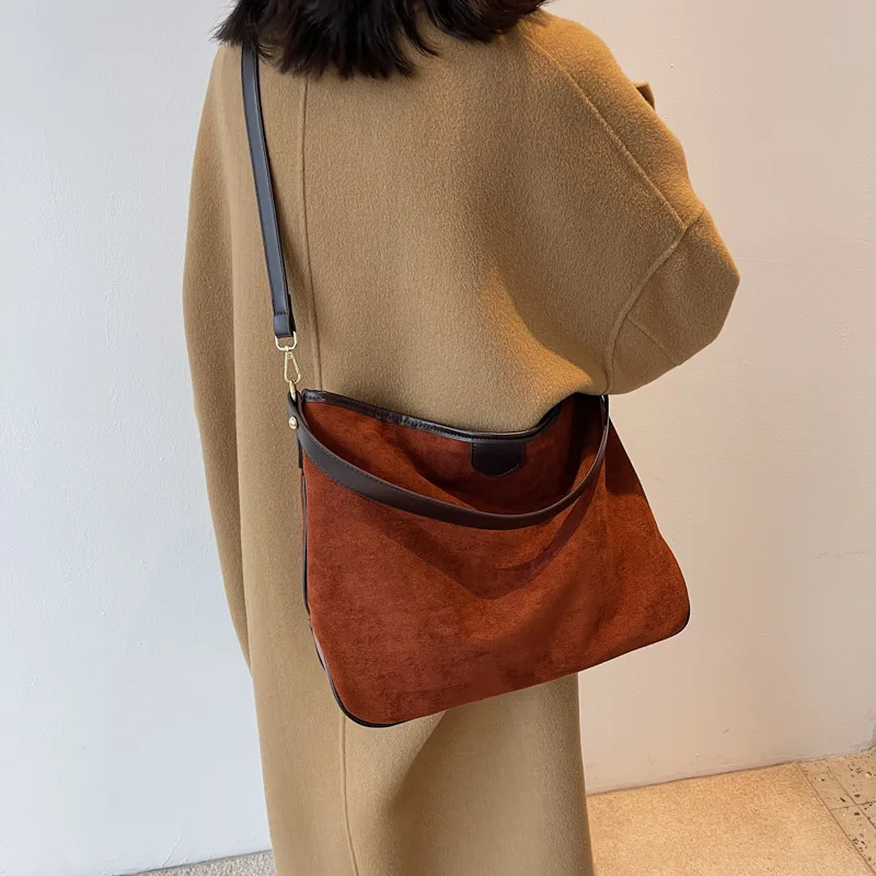 

Vintage Matte PU Leather women Shoulder Bag Large Capacity Brand New winter Trends Travel female Handbags hobos Crossbody bags