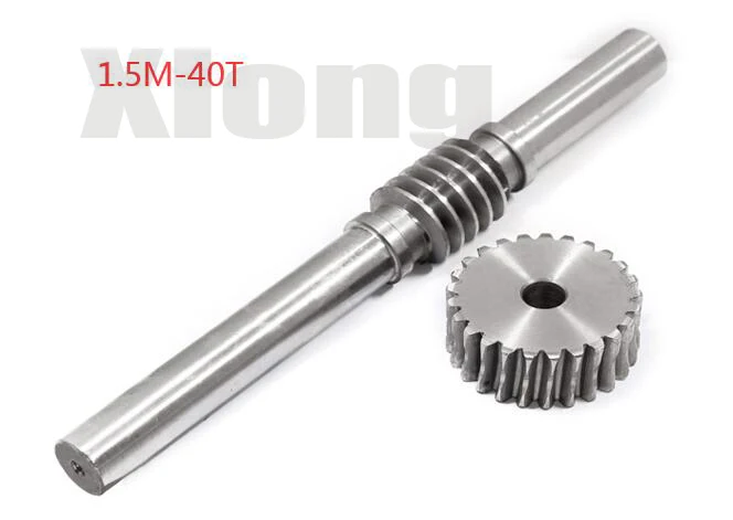 

Outer diameter:64.5mm 1.5M-40Teeths Inner Hole:12mm Reducer Worm Gear Worm Large Transmission Ratio 45# Steel Turbine Worm 0.41g