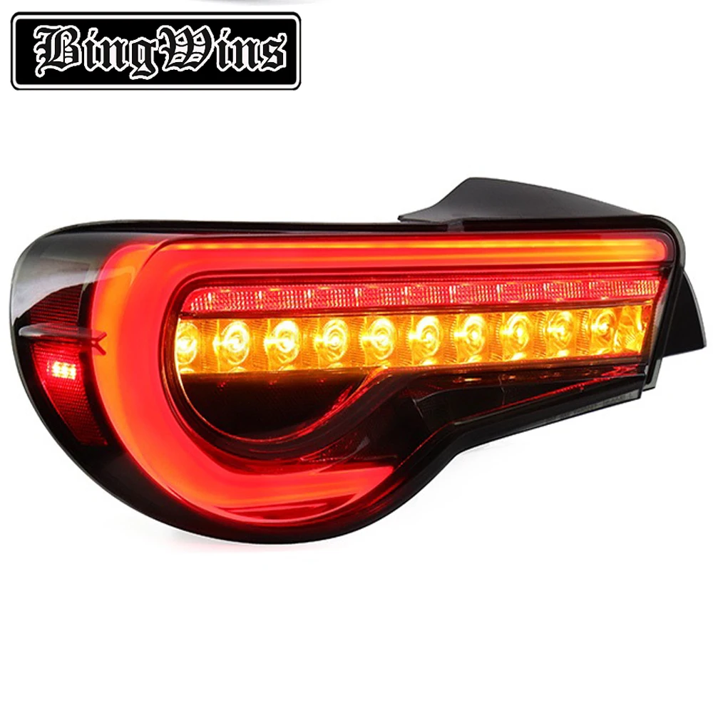 

Car style For 12-18 Toyota GT86 tail lamp assembly refitted with LED driving lamp streamer steering lamp Subaru BRZ rear tail
