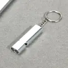 Свисток Silbato с высоким децибелем для активного отдыха, кемпинга, пешего туризма, безопасные свистки, инструмент для выживания из алюминиевого сплава, аварийный двойной трубчатый Silbato