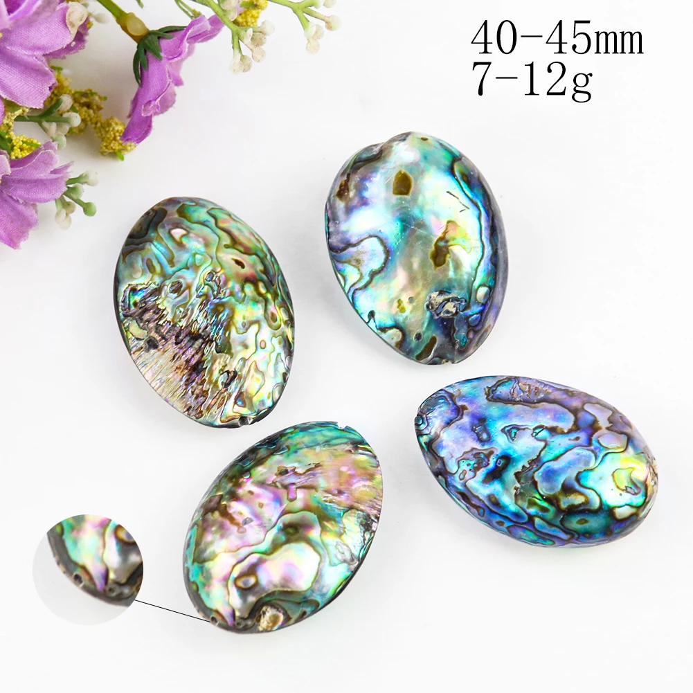 

Двойной изогнутый кулон из морского ушка