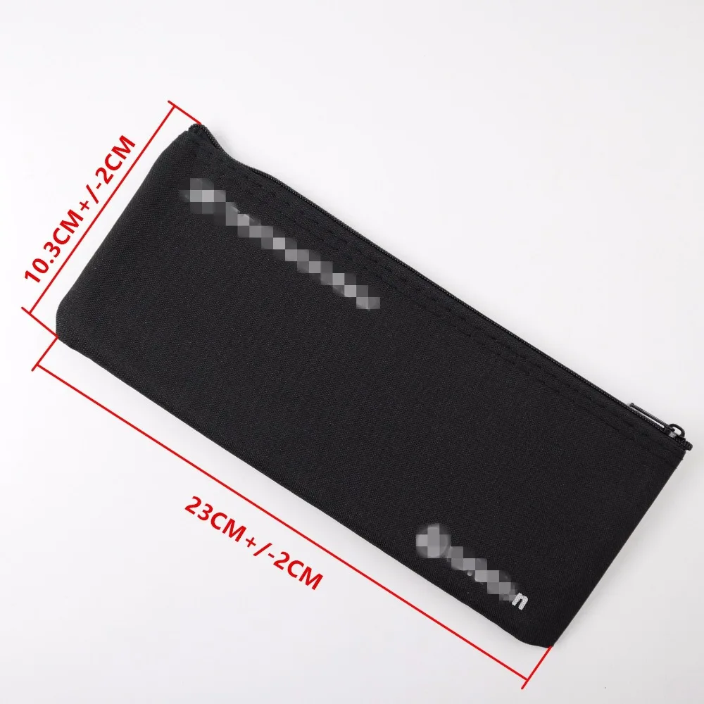 Professional Wired Microphone Holder cloth Case With Zipper For Sennheiser Microphone Bag Accessories or Cable 23*10.3 cm LOGO