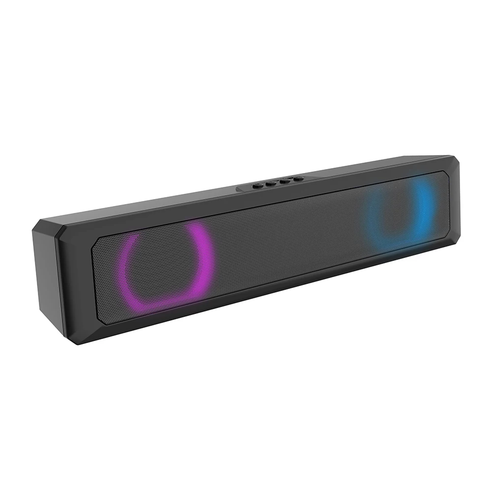 Проводная звуковая панель A4 6 Вт RGB USB, аудиоколонка, мультимедийный Громкий динамик для ПК, домашнего кинотеатра, ТВ, стерео объемный динамик