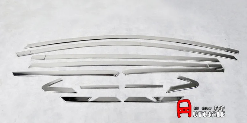 Хромированная Накладка на порог из нержавеющей стали без центрального столба 12