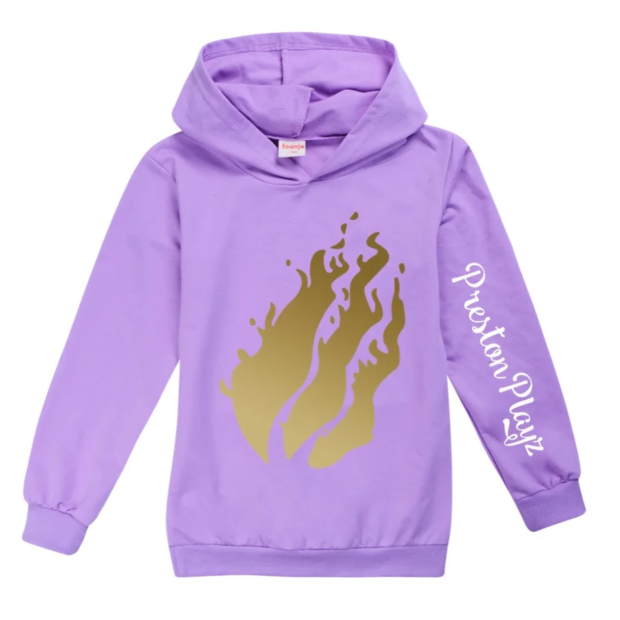

2-16Y New Autumn PRESTONPLAYZ Shirts For Girls Boys Preston PlayzS Long Sleeve T Shirt Hoodies Hip-hop Tops kids Clothes