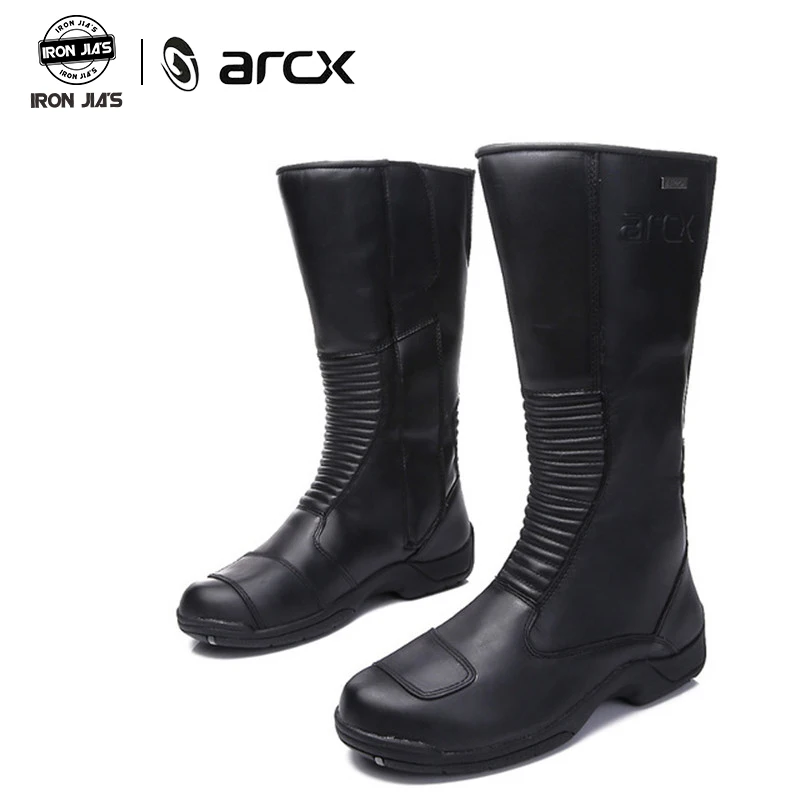 Мотоциклетные ботинки из натуральной коровьей кожи уличная защита