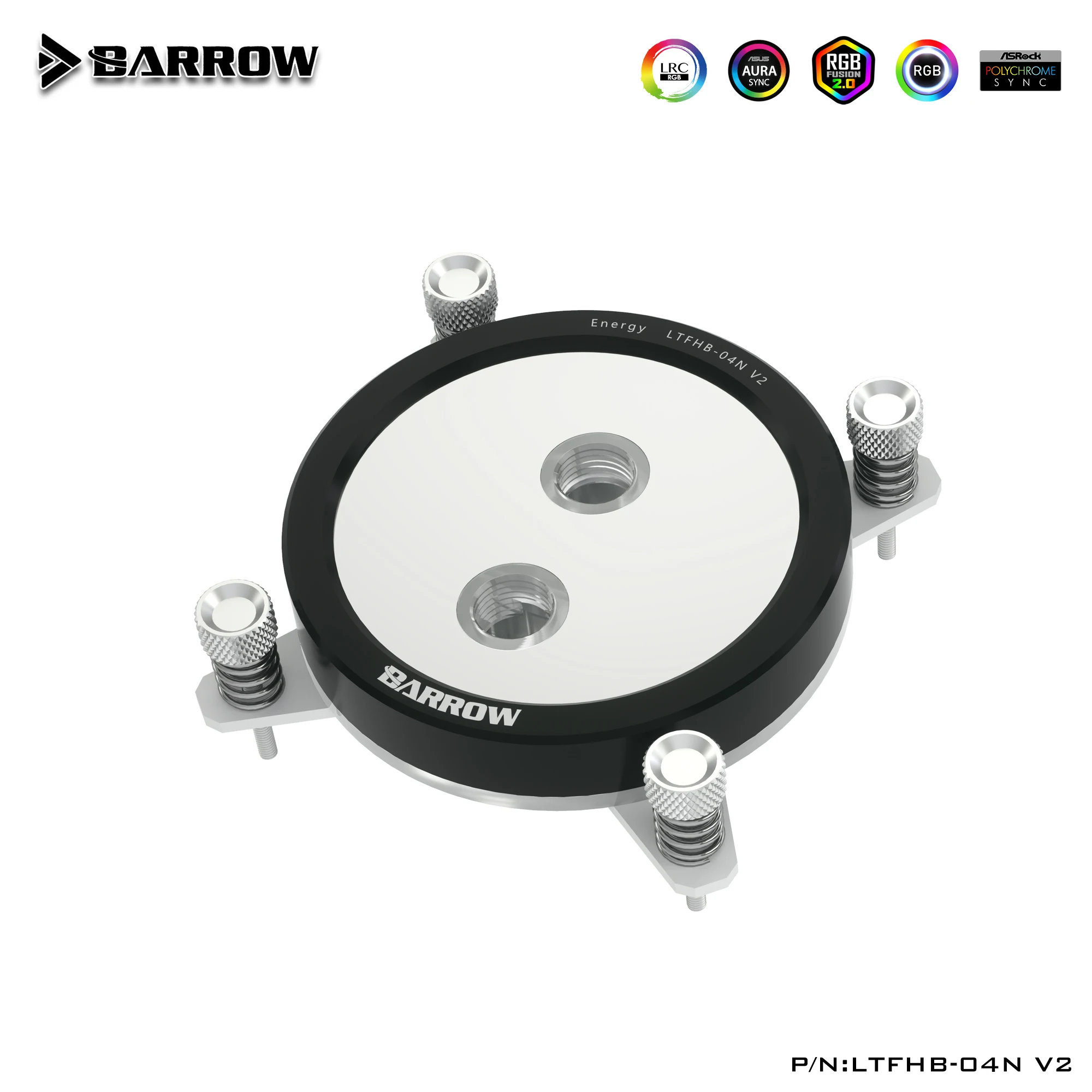 Barrow CPU Water Cooling Block for Intel 115x 1700 5V 3Pin A-RGB MOBO AURA SYNC Colorful Radiator LTFHB-04N V2 | Компьютеры и офис