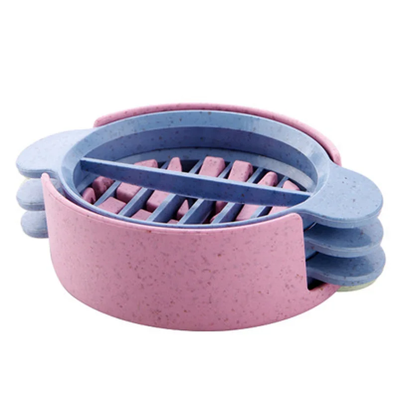 Wheat Straw Egg Cutter Split Device Food Divider Slicer Egg Slicer Extraordinary