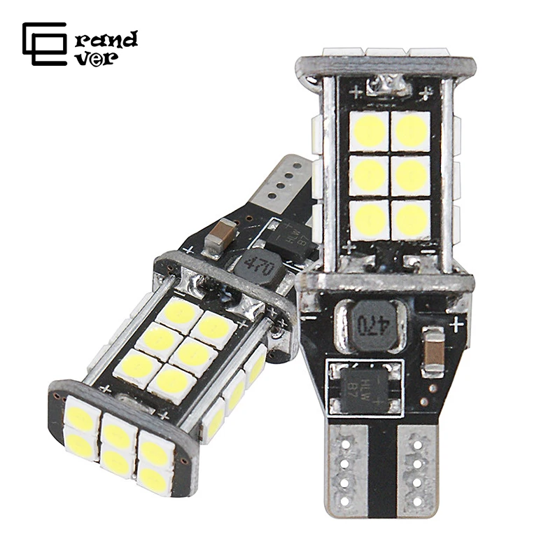 Светодиодсветодиодный лампа T15 W16W T20 7440 3030 24SMD Canbus 1156 BAU15S BA15S светодиодная для