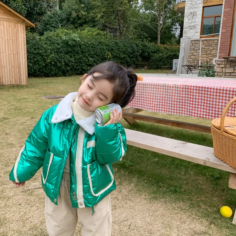 Плотное хлопковое Стеганое пальто для мальчиков и девочек 2019 Новое модное зимнее