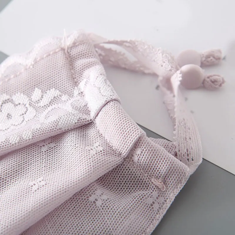 Летняя тонкая шифоновая Солнцезащитная маска для лица модные женские Кружевные