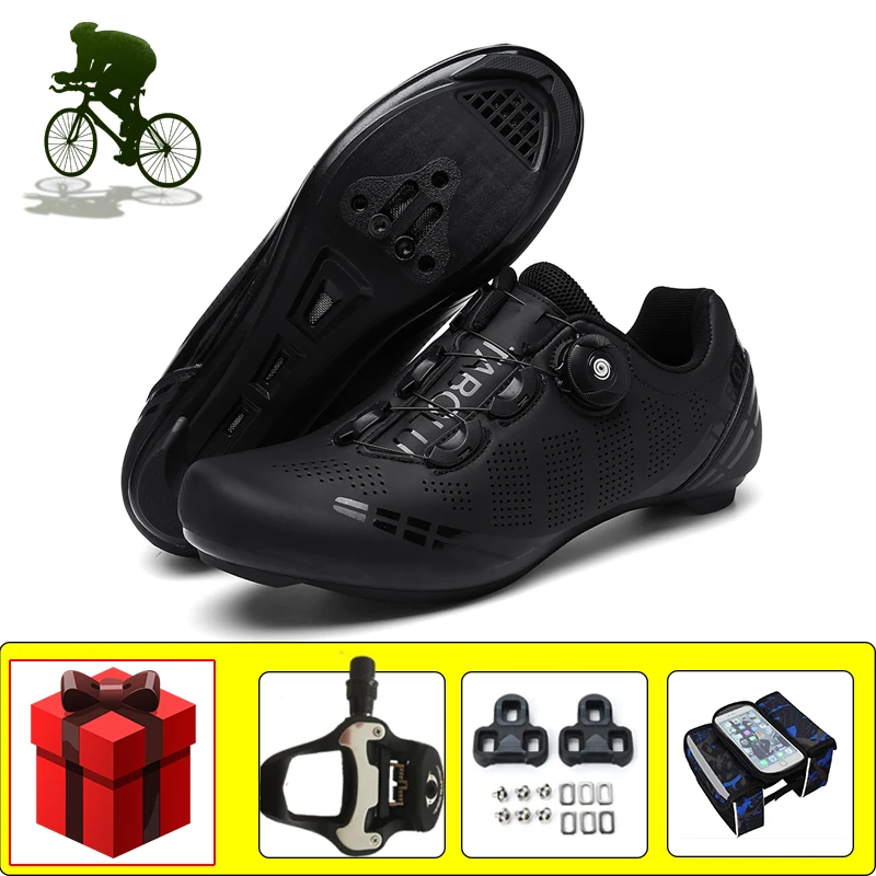 Bicycle Riding Shoes Add Pedals Men Zapatos Ciclismo Breathable Self-locking Road Cycling Sneakers Superstar Racing Footwear