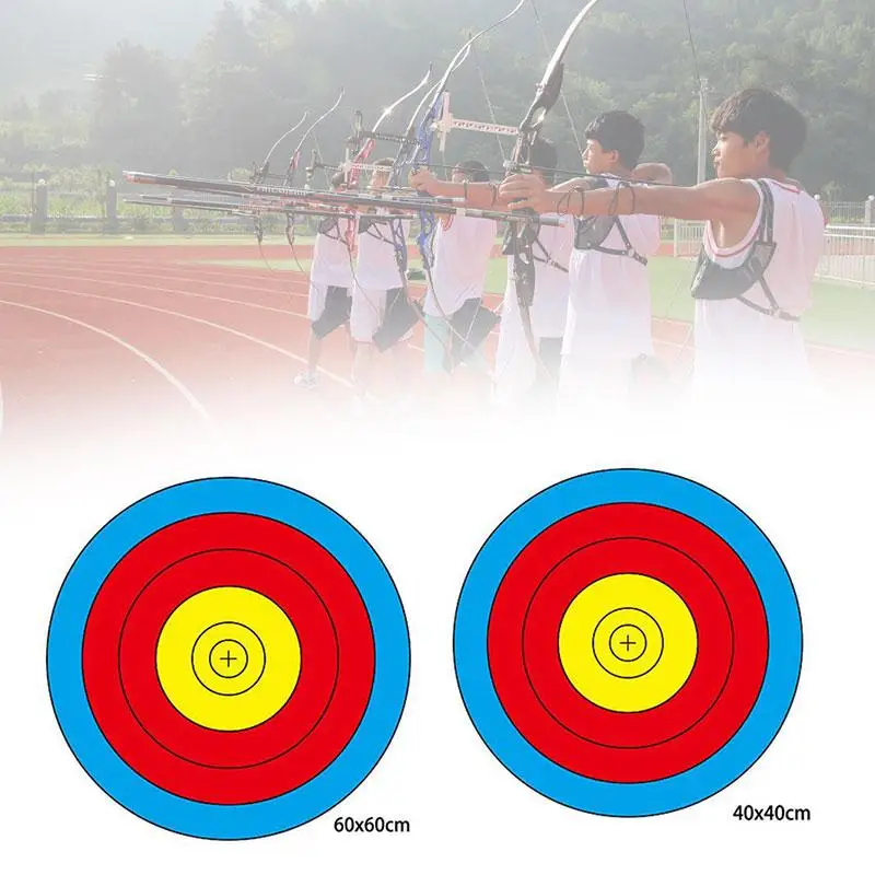 Мишени для стрельбы из лука полезный прочный 60*60 см красочные гаджеты начинающих