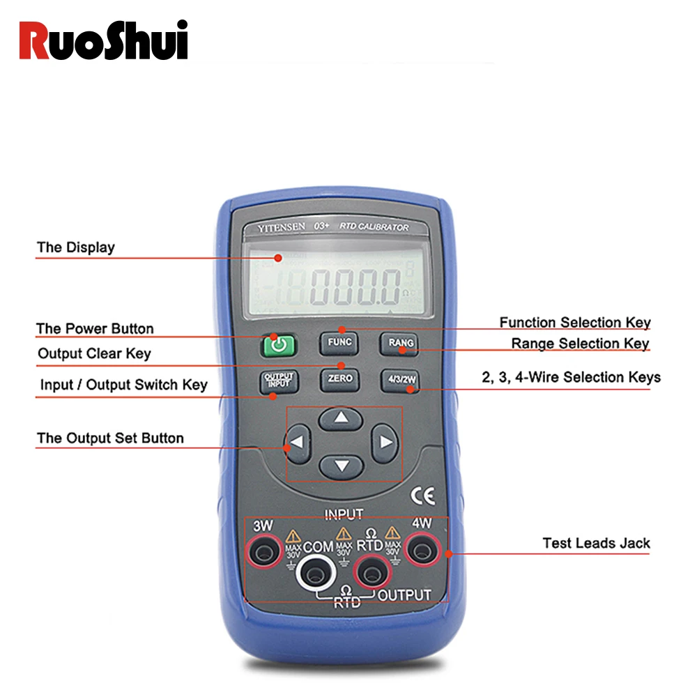 Цифровой мультиметр ручной многофункциональный тестер напряжения