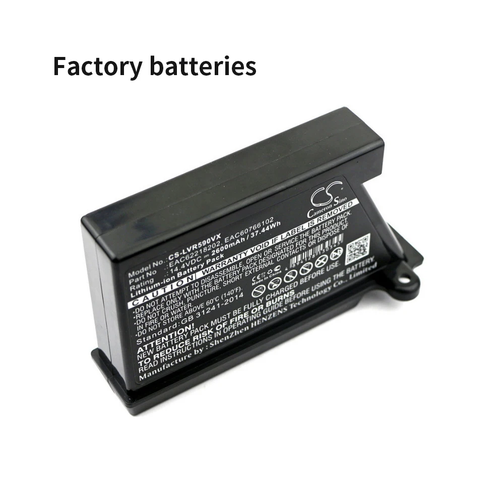 

2600mAh Original Sweeping robot battery for LG EAC62218202 Original Replacement Battery for LG VR34406LV Sweeping robot