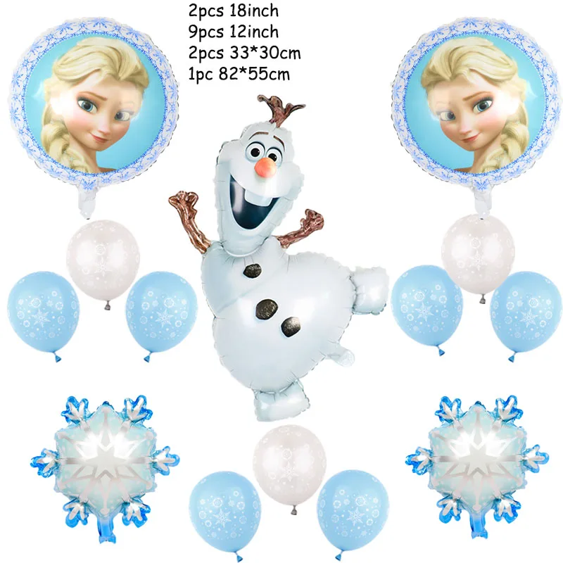 Эльза Олаф из мультфильма Disney принцессы “Холодное сердце” надувные шары