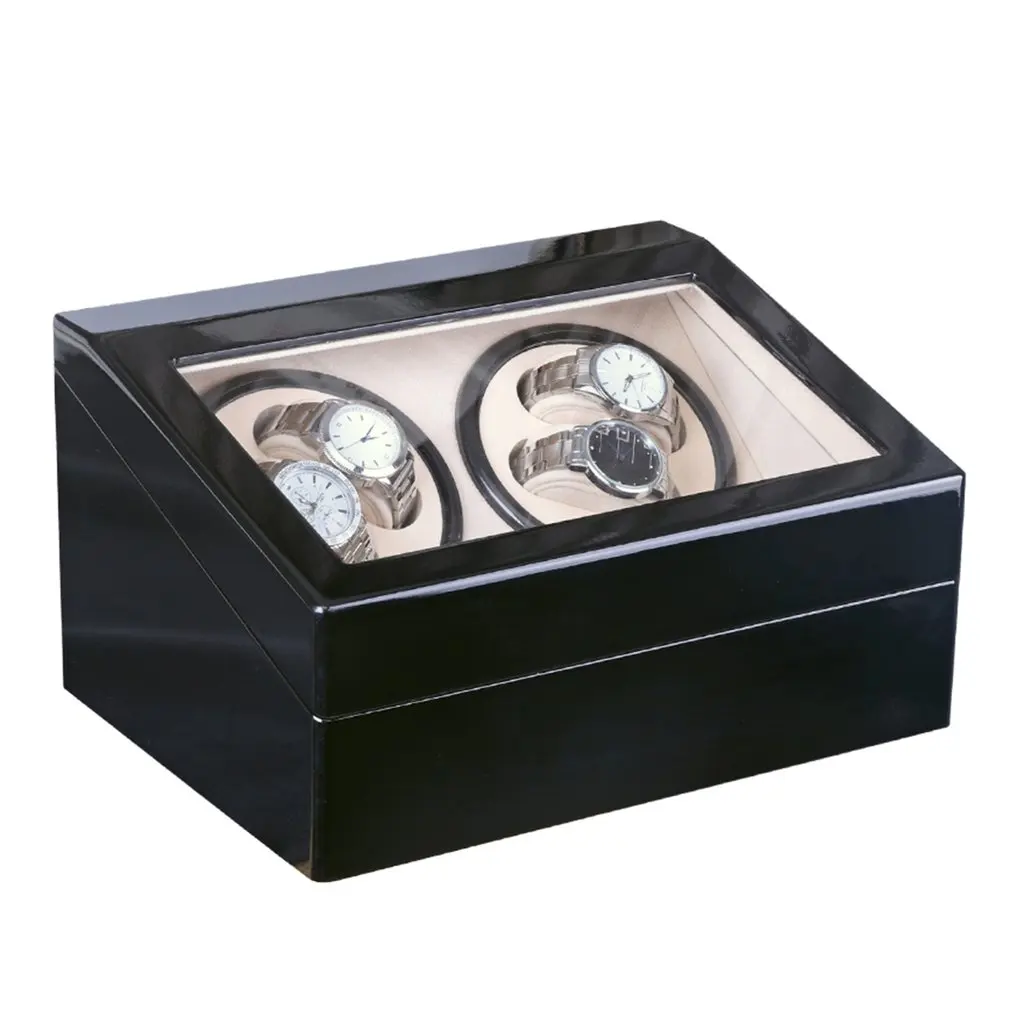

High Class Motor Shaker Watch Winder Holder Display 4+6 Automatic Mechanical Watch Winding Box Jewelry Box HOT Dropshipping