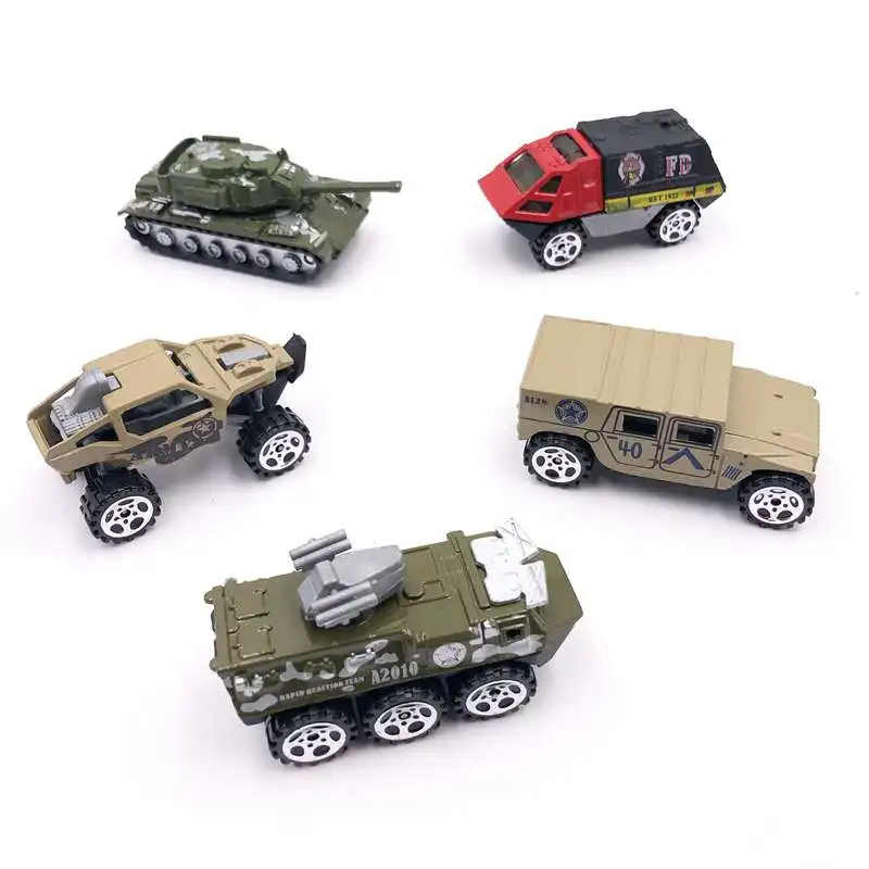 1:64 сплав город пожарная машина костюм армейский игрушечный автомобиль 7-9 см