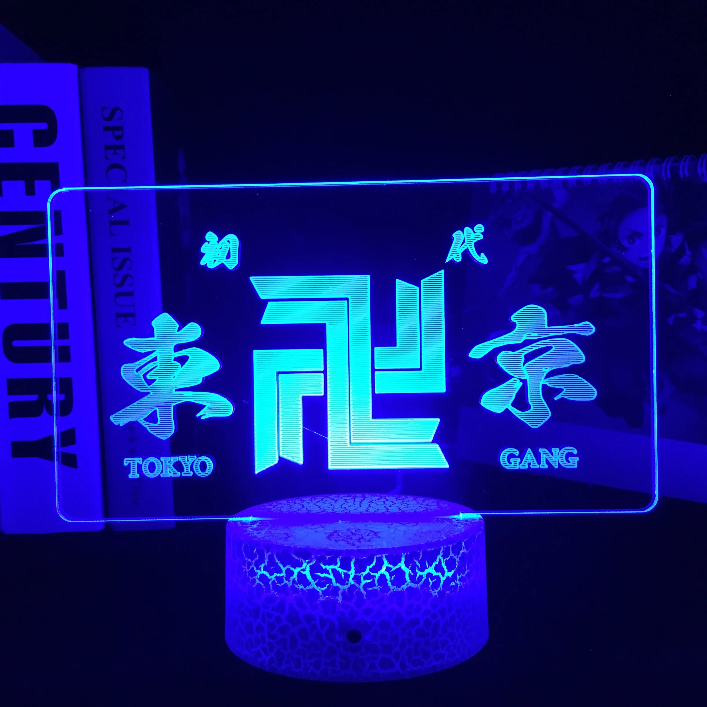 

Tokyo Revengers 3D Lamp Anime LED Light Tokyo Revengers for Child Bedroom Decoration Birthday Kids Gift Room Decor Desk Manga