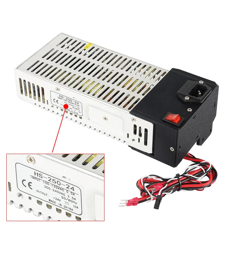 PSU 24V 250W High Quality Power panic and power supply kit assambled for Prusa i3 MK3S Einsy-Rambo board 3D printer parts