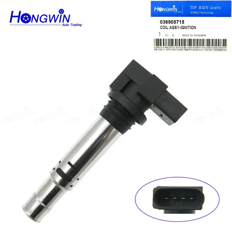 Катушка зажигания для Audi A3 Vw Polo Tiguan Golf Cc Eos Passat 036905715 036905715F 036905715A 036905715C