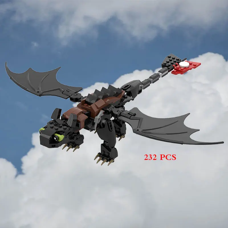 

MOC Build Block Maker Anime Classic Cartoon Doll Dragon Characters Assembly Model Children's Toy DIY Build Brick Birthday Gift