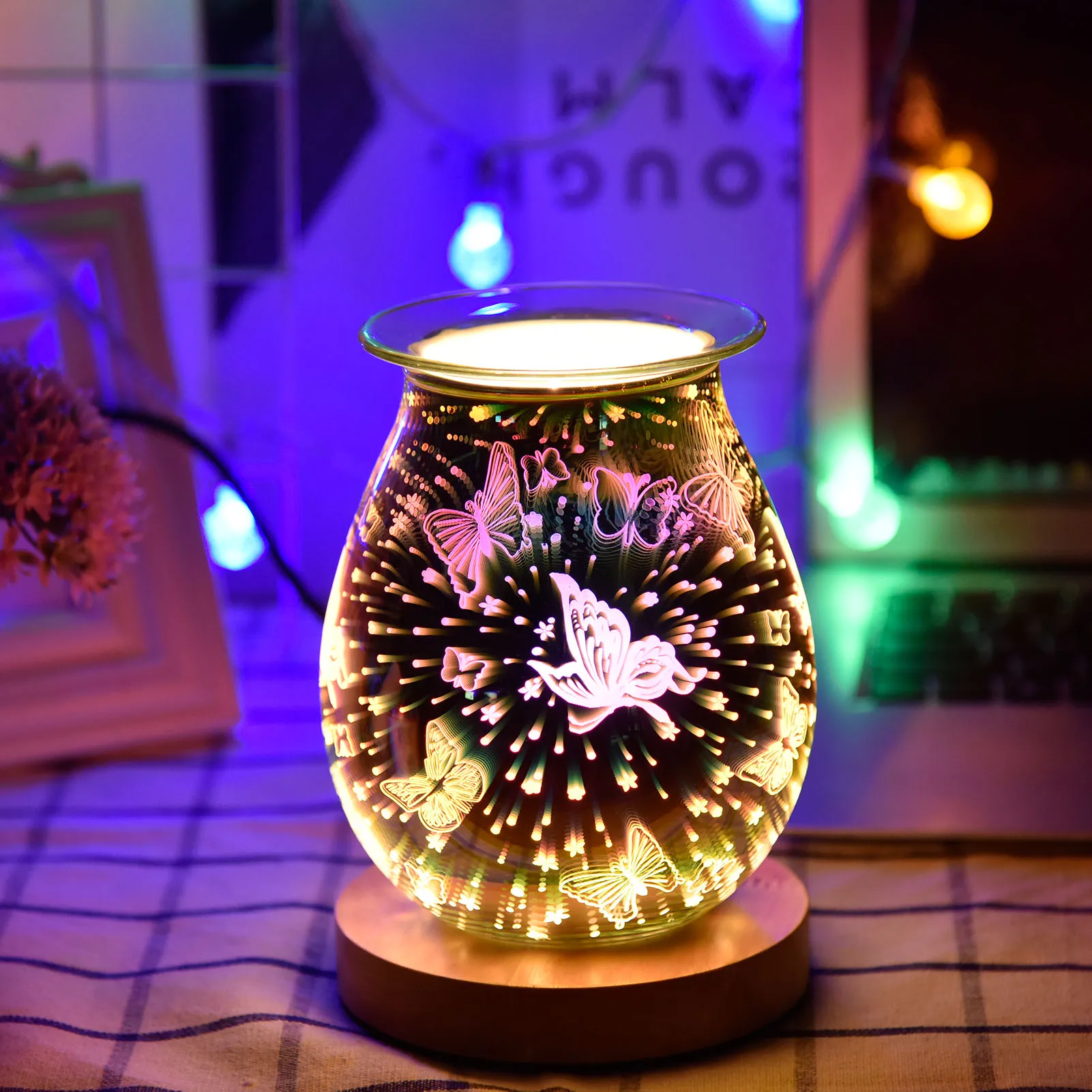 Курильница для благовоний с вилкой Стандарта Великобритании/США/ЕС