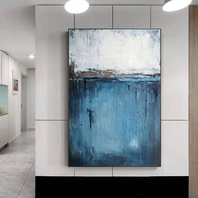 

Экстра большая настенная живопись абстрактная живопись большая холст искусство, Современная Абстрактная живопись, абстрактная акриловая ...