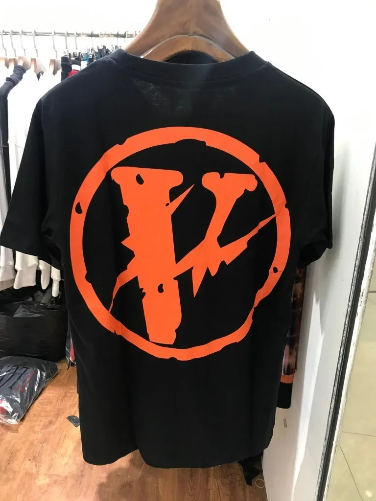 69s vlone уличная мода бренд ретро картина маслом граффити стрела печать буквы