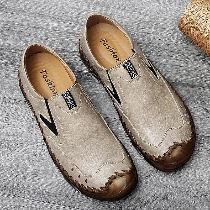 

Spring Casual Shoes Genuine Leather Shoes Casual Man Male New Arrival 2020 Men's Large Size Fashion Men Sneakers Mesh