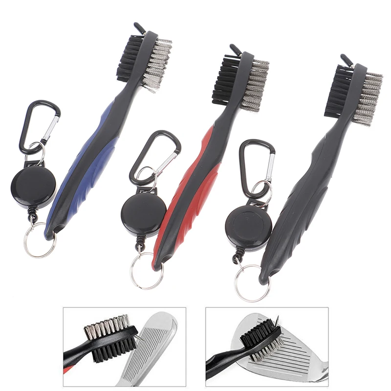 

Golf Club Brush Golf Pole Putter Double Sided Groove Cleaner Cleaning Brushes Cleaning Tool Gof Accessories