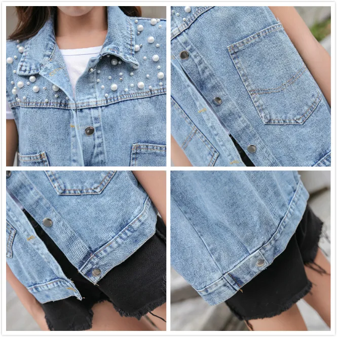 ZQLZ женский джинсовый жилет 2020 Новый Повседневный свободный для женщин весна без