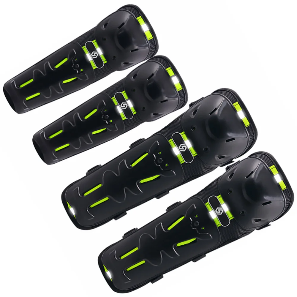 

4pcs Limbs Protector Riding Protective Gear Useful Motorcycle Knee Elbow Pads
