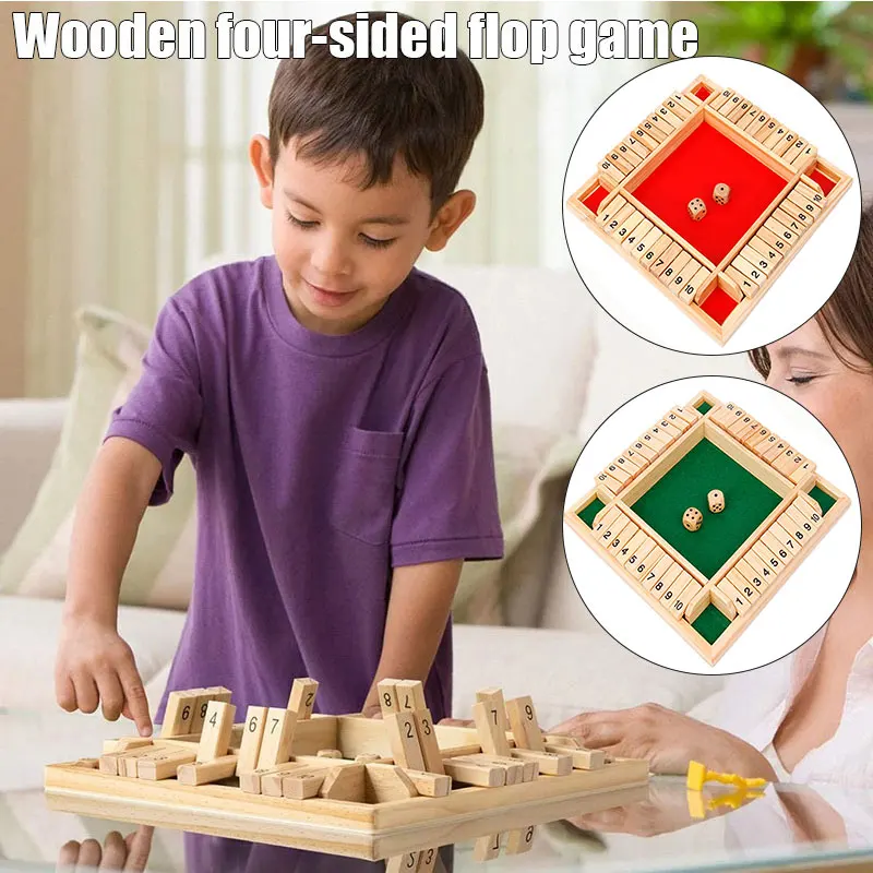 Wooden Board Game A Classic Family Math Game for Kids Family Party Gift Durable B99