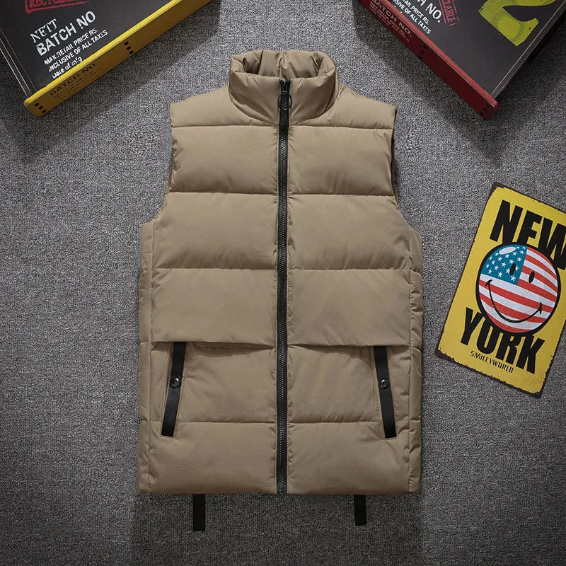 Новинка стильный осенне-зимний жилет для мужчин высокое качество капюшон теплая