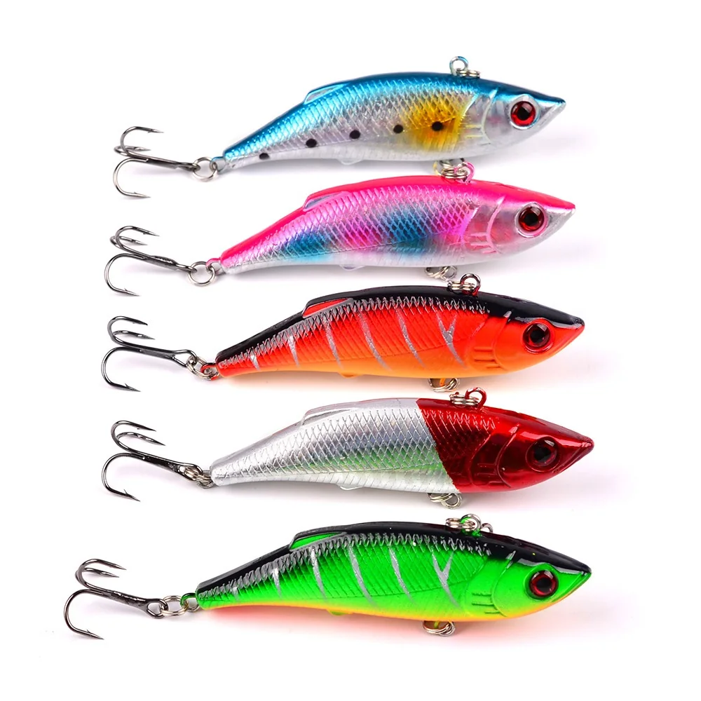 VIB рыболовная приманка 80 мм 9 7 г сильная яркая вибрация жесткая для дайвинга