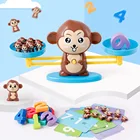Цифровая обезьяна, весы для раннего обучения с магнитным номером, дошкольное обучение, математическая настольная вечерние игрушка для детей