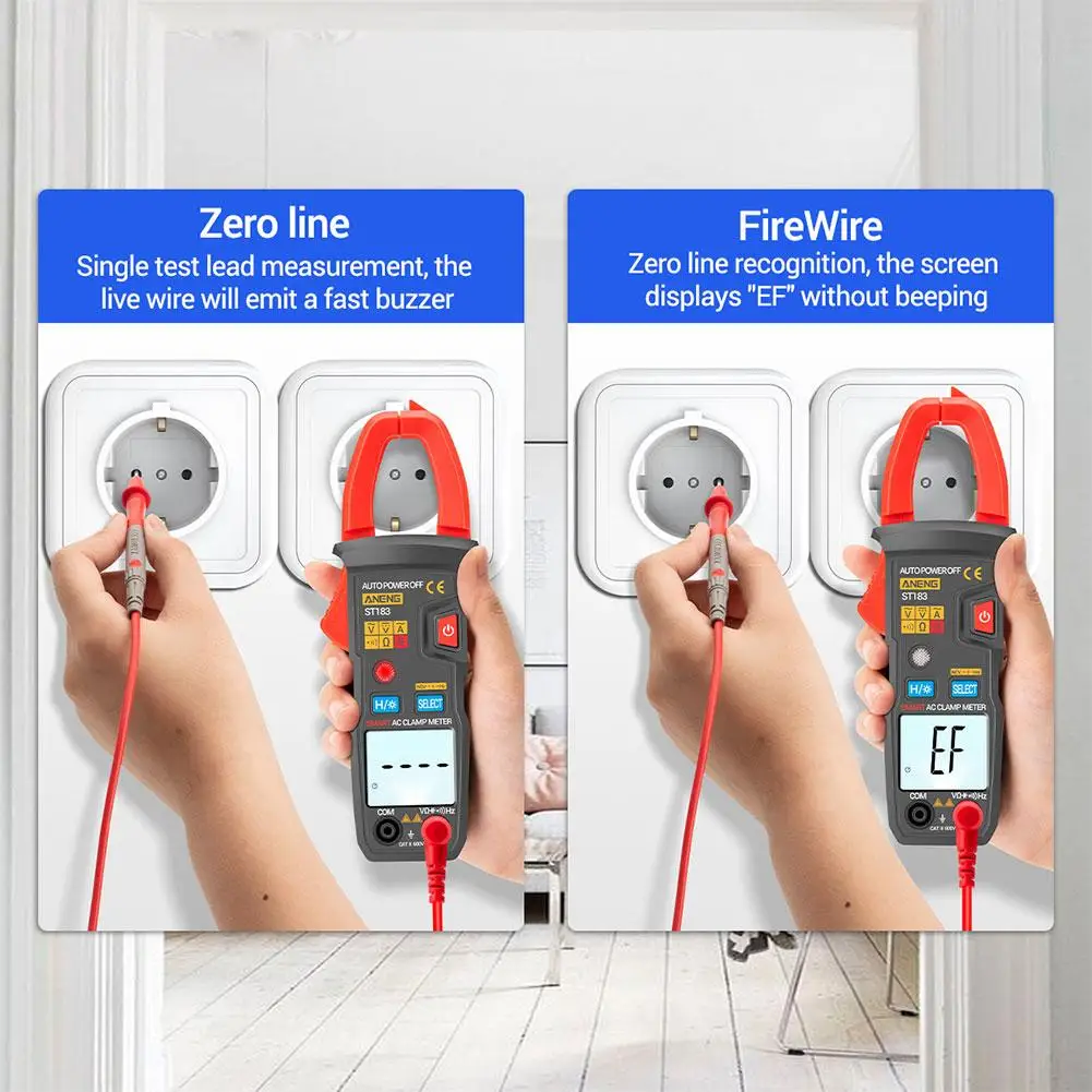 Цифровой вольтметр ST183 тестер для измерения напряжения и емкости аккумуляторов