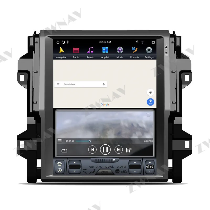 

For Toyota Fortuner 2016-2020 Car Radio GPS Navigation Audio Stereo Car Radio Multimedia Player Autoradio Stereo Android 9.0