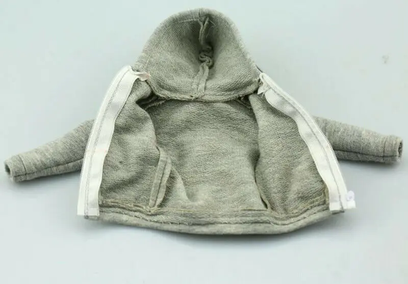

1/6th Grey Sweatshirt Coat model For male Figure Doll