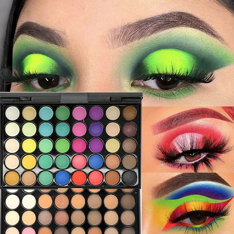 

40/54 Colors Eye Shadow Long-lasting Matte Powder Eyeshadow Palette Makeup Shimmer Pigment Smoky Eye Shadow eyeshadow pallete