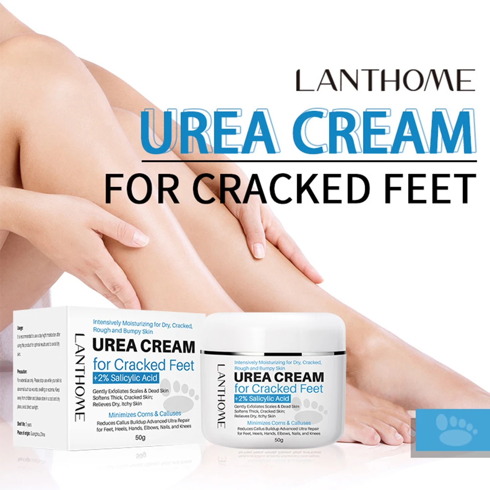

FOR LANTHOM Urea Cream Foot Repair Cream With Salicylic Acid Dead Skin Cellulite Scale Remover Moisturizing Softening Foot Cream