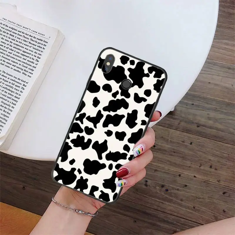 Чехол для телефона с коровьим принтом Xiaomi Redmi 4X 5Plus 6A 7 7A 8 8A Note 4 5 9 8T 8Pro 9Pro - купить по