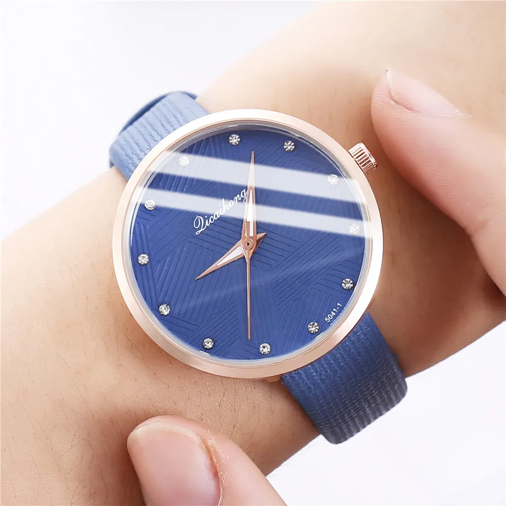 Женские часы с геометрическим рисунком модные ремнем женские reloj mujer relogio feminino