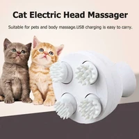 silicone multifunctional dragon gripping head pet massager usb electric pet cat paw 3d scalp massager kneading scalp massager
