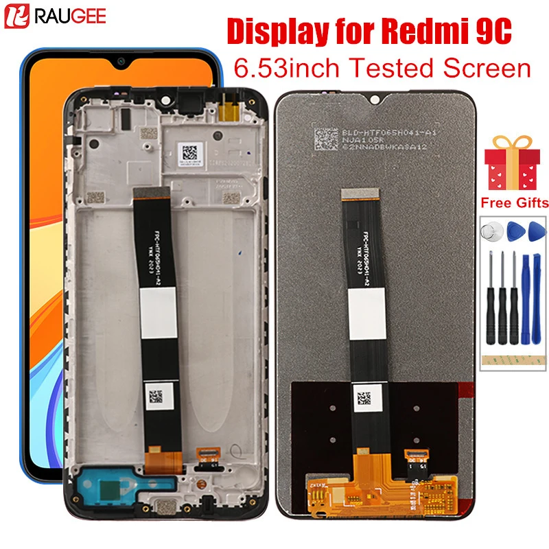 Дисплей для Redmi 9c 9 c ЖК-дисплей с рамкой и дигитайзером сенсорный экран замена на