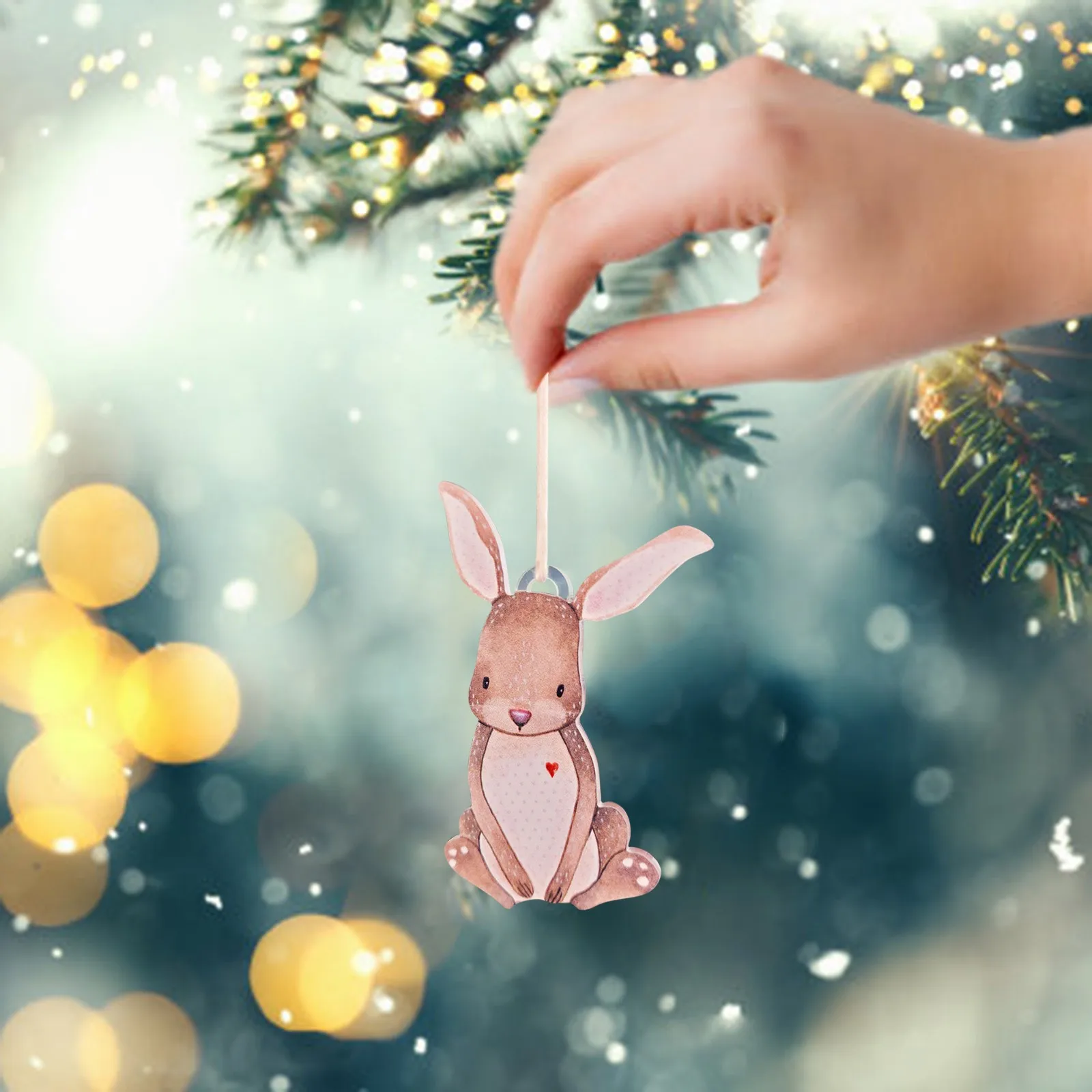 Акриловые декоративные подвесные украшения 3R в виде милых животных леса со