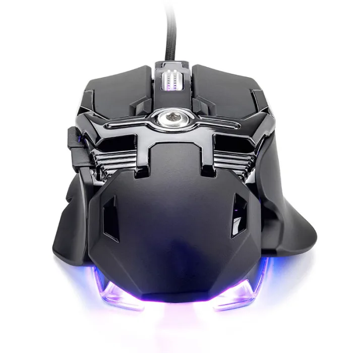 6400 dpi профессиональная компьютерная игровая мышь dpi Регулируемая Rgb подсветка 8 кнопок Проводная Механическая компьютерная электронная Спортивная мышь для ноутбука